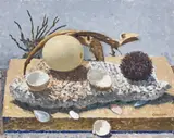 Giovanni Colacicchi, Natura morta, oil on canvas