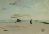 Maceo Casadei, La spiaggia deserta, Cesenatico