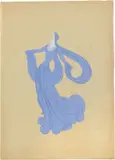 Erté, La Symphonie Inachevée, tempera on paper