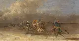 Stefano Ussi, Bozzetto di battaglia