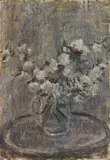 Mario Marcucci, Vaso di fiori, 1945, tempera on cardboard