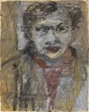 Mario Marcucci, Ritratto di Alessandro Parronchi, tempera on cardboard