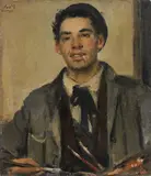 Ermanno Toschi, Autoritratto, 1937, oil on canvas