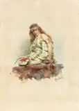 Odoardo Borrani, Odalisca