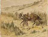 Cavalleggero by Giovanni Fattori, watercolour on paper, offered Apr 2023