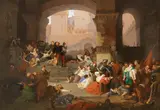 Domenico Morelli, Cesare Borgia a Capua, oil on canvas