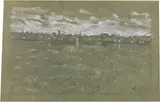 Guglielmo Ciardi, Sei disegni a soggetto «Montagne», pencil and biacca on paper