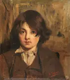 Cesare Tallone, Ritratto del figlio Guido