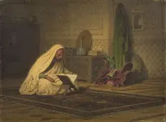 Stefan Bakałowicz, Lettura araba, 1927, oil on canvas