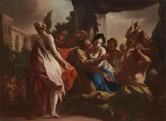 Antonio Balestra, Salomone che sacrifica gli idoli, oil on canvas