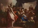 Antonio Balestra, Salomone che sacrifica gli idoli, oil on canvas
