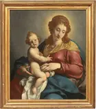 Madonna col Bambino by Carlo Ceresa, oil on canvas, offered Apr 2023