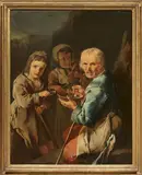 Mendicanti by detto il Todeschini Giacomo Francesco Cipper, oil on canvas, offered Apr 2023