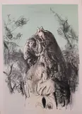 Pietro Annigoni, Due grafiche, lithograph a colori