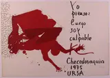 Paul Rebeyrolle, Poemas para mirar, 1975, lithograph