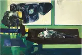 Renzo Vespignani, Dimora, 1964, oil on canvas