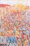 Primo maggio by Guido Borgianni, oil on canvas, offered Feb 2023