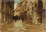 Eugenio Scorzelli, Via dei Tribunali a Napoli