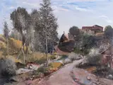 Rutilio Muti, Paesaggio in collina