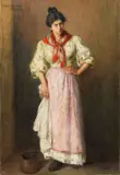 Michele Loffredo, Figura, 1901, oil on canvas