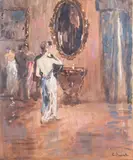 Cosimo Privato, Ballo, oil on canvas