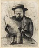 Ottone Rosai, Lettore di giornale