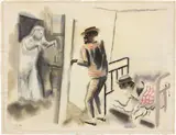 George Grosz, Burlesk Show, 42nd Street