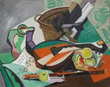 Gino Severini, Omaggio a Casella, 1947, oil on canvas