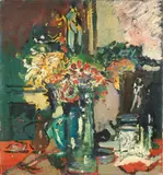 Fiori nello studio by Filippo de Pisis, 1942, oil on canvas, offered Dec 2022