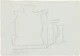 Giorgio Morandi, Natura morta, 1959, pencil on paper