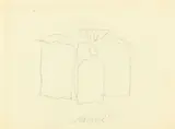 Giorgio Morandi, Natura morta, 1963, pencil on paper