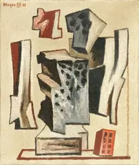 Alberto Magnelli, Pierres n. 8 Bis, 1933, oil on canvas