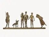 Giacomo Manzù, Il Muro dell'Odissea, 1977, scultura in bronze