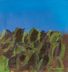 Cactus by Ennio Morlotti, 1970, oil on canvas, offered Dec 2022