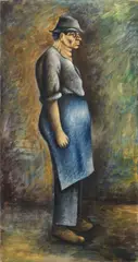 Ottone Rosai, Il capoccia («Il mungitore»), 1934, oil on canvas