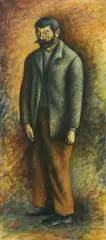 Ottone Rosai, Il Vecchio («Pietro» o «Pietro il povero»), 1934, oil on panel