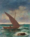 Carlo Carrà, Omaggio a Rimbaud (Il veliero)