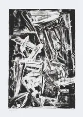 Senza titolo by Emilio Vedova, 1970, etching, offered Dec 2022