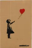 Girl with Balloon by Banksy, 2015, stencil and spray on cardboard, offered Dec 2022