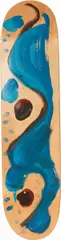 Josh Smith, Senza titolo, 2009, oil and spray on panel da skateboard