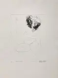 Emilio Greco, Erma bifronte, 1969, etching