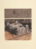 Christo, Wrapped Reichstag, 2003, Cromolitografia