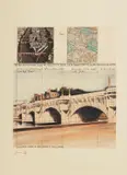 Christo, Pont Neuf, Wrapped, 2003, Cromolitografia
