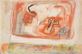 Riccardo Licata, Senza titolo, 1959, mixed media on card