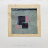 Senza titolo by Carla Badiali, 1966, collage on paper, offered Dec 2022