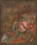 Enzo Brunori, Senza titolo, 1965, oil on canvas