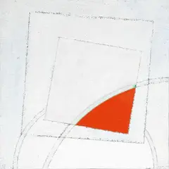 Eugenio Carmi, Piccola metafora, 2000, oil on canvas
