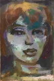Ritratto by Mino Maccari, oil on canvas, offered Dec 2022
