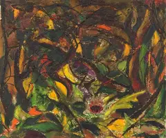 Senza titolo by Piero Vignozzi, mixed media on canvas, offered Dec 2022