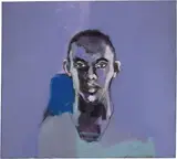 Gesicht by Klaus Karl Mehrkens, 1999, oil on canvas, offered Dec 2022